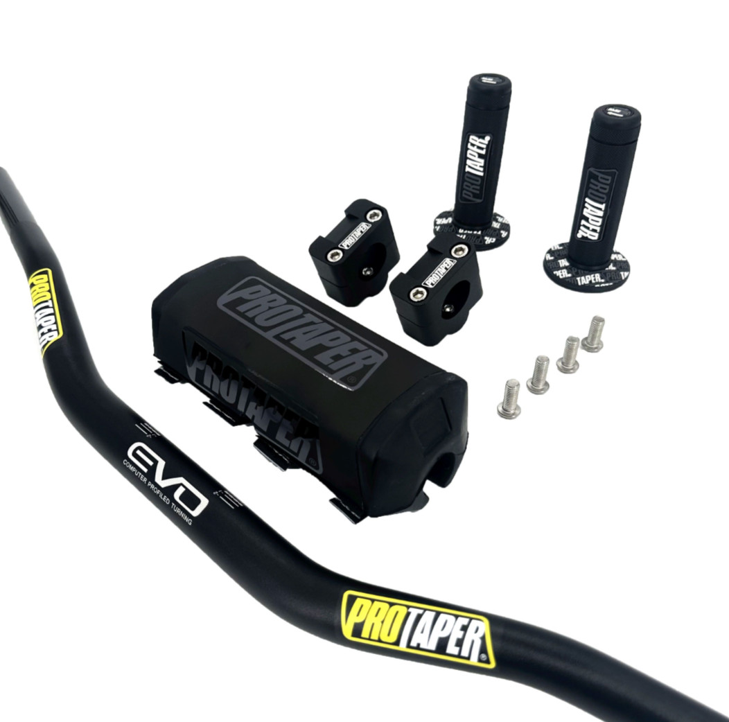 ProTaper Handle Bike Fat Bar Handlebars  1 1/8'' Grips Pad Motorcycle Bars