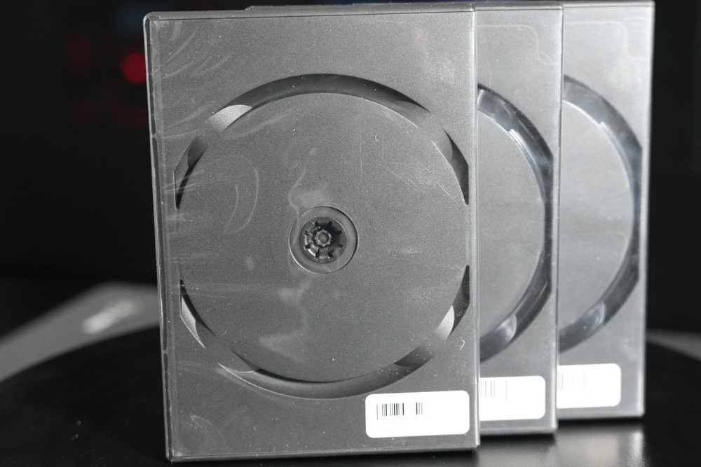 3 Empty DVD Cases - USED