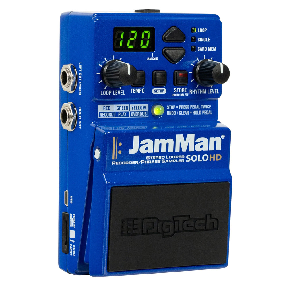 DigiTech JamMan Solo HD Compact Stereo Looper Pedal