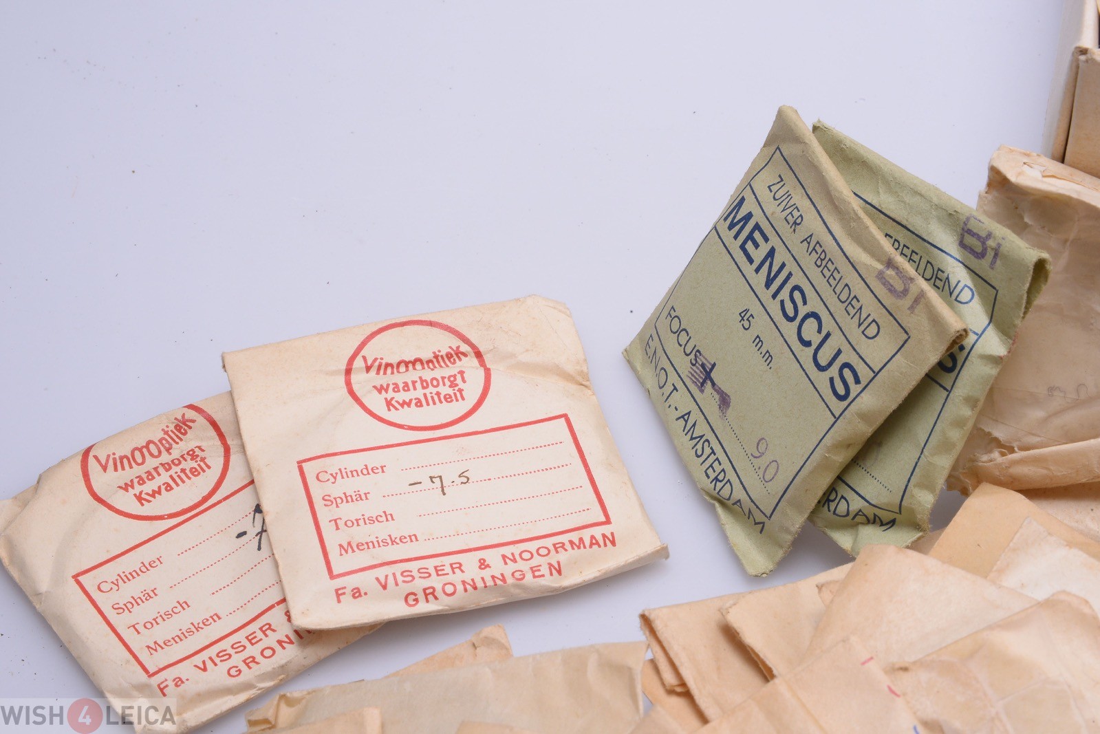 ✅ 200+ UNCUT ANTIQUE REPLACEMENT GLASSES, LENSES -9 TO +5 ROUND DIOPTRE MENISCUS