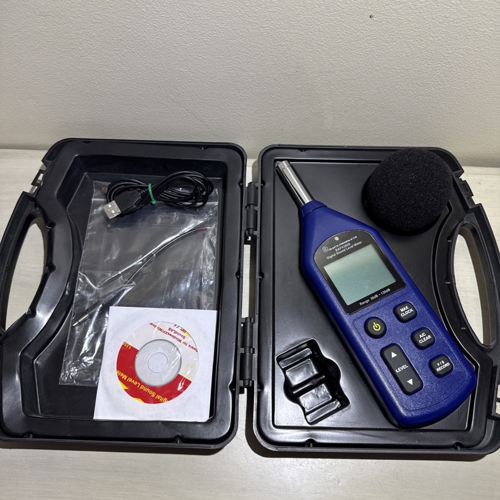 BAFX Digital Sound Level Meter With Case
