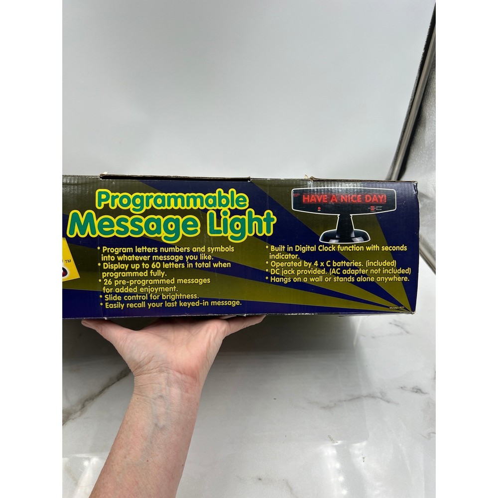 Be-Boppin Boogie Lights Programmable Message Light Vintage LED Scrolling Sign