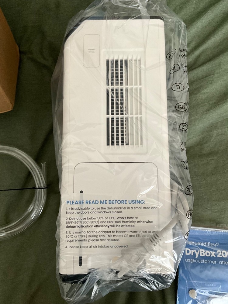 LUFTENTFEUCHTER PORTABLE DEHUMIDIFIER MODEL: DRYBOX2000 OPEN BOX PORTABLE