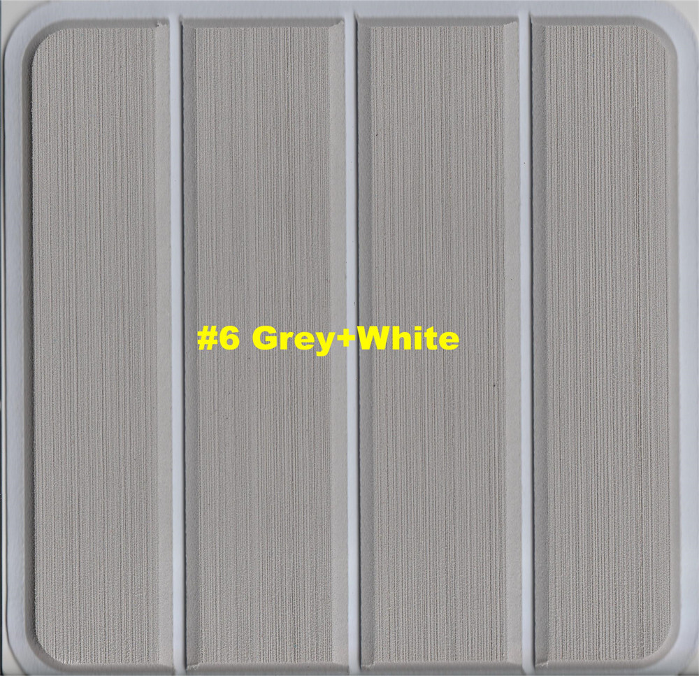 2000 Tige 21V Cockpit Pad Boat EVA Foam Faux Teak Deck Floor Mat Self Adhesive