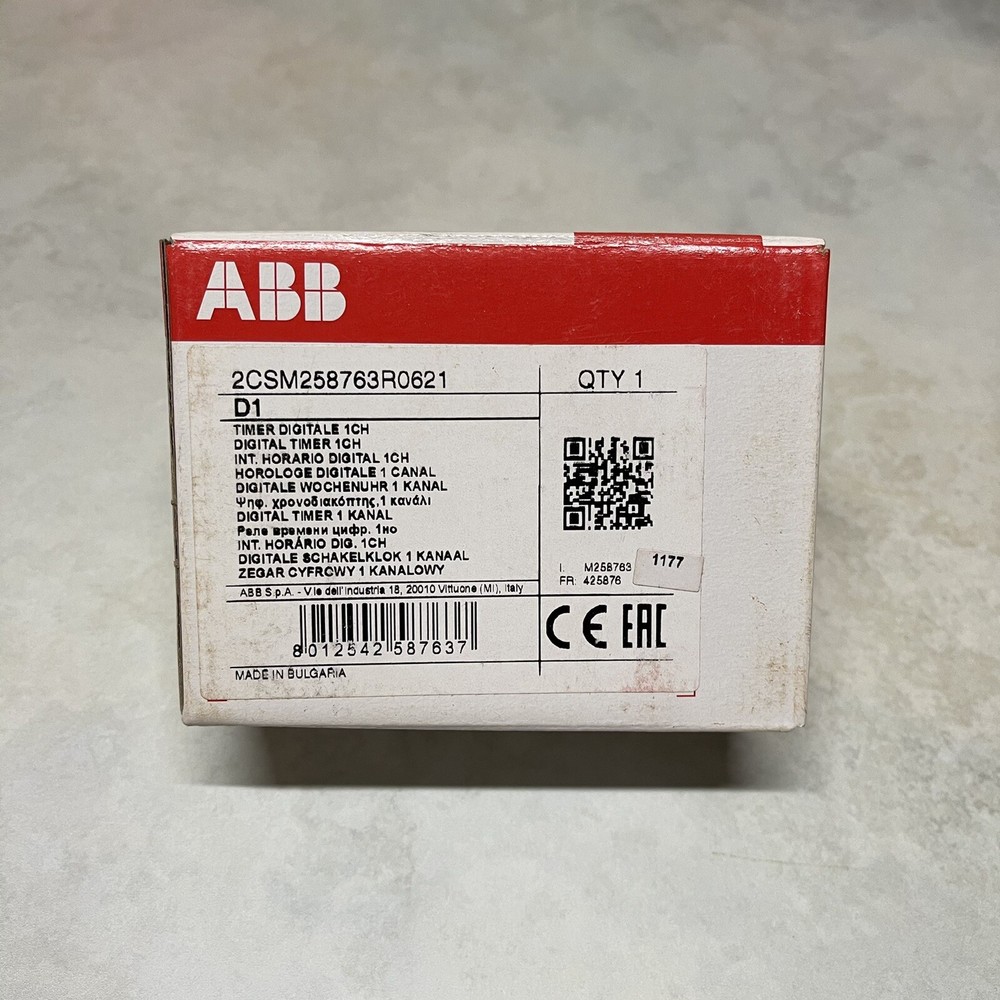 ABB Time Digital Switch One Channel D1 (M258763)