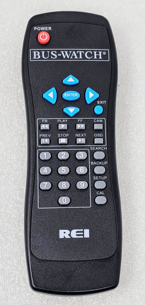 REI Bus Watch Digital Surveillance DVR Remote Control