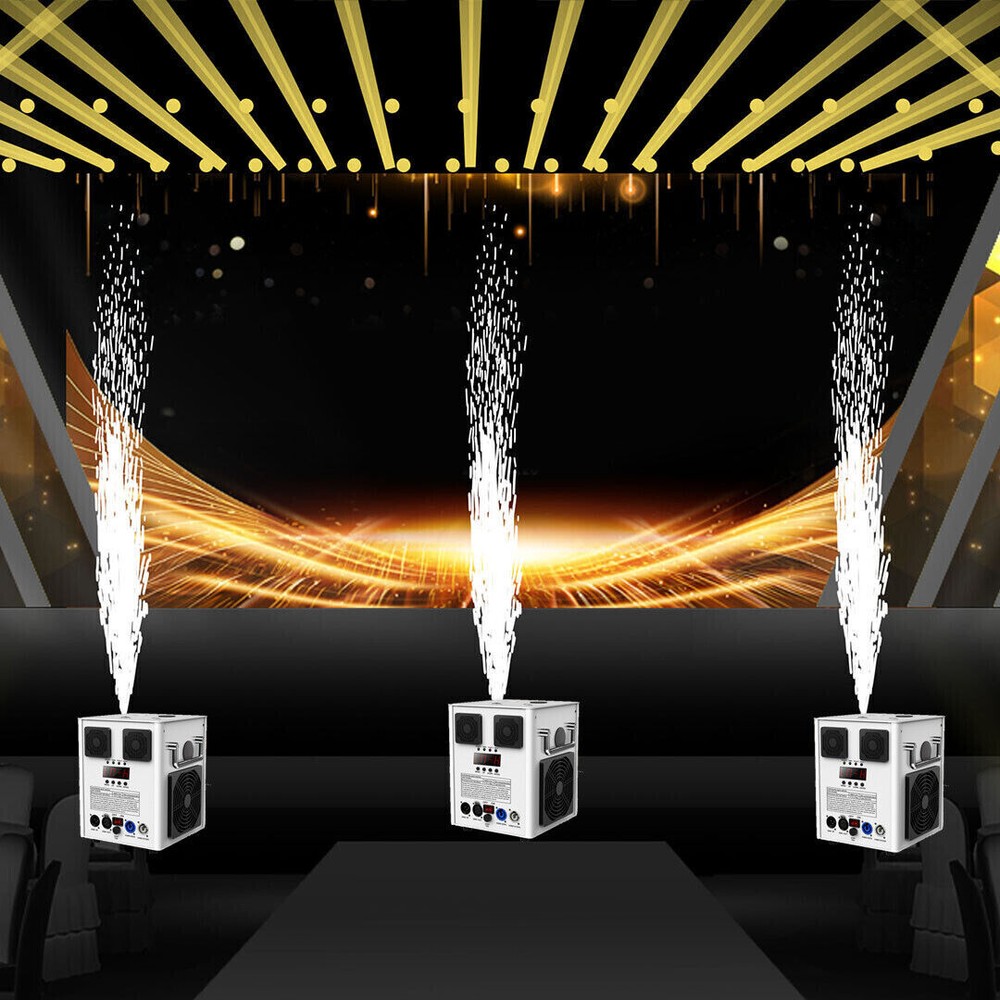 2X700W Sparkler Firework Cold Spark Machine Flame Sparker Machine Wedding+Case