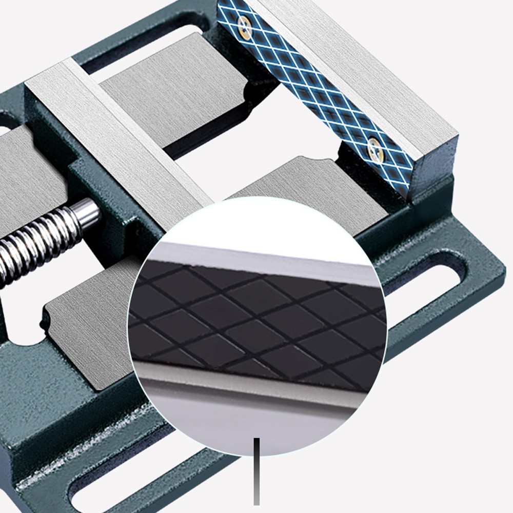 4inch Bench Pillar Clamp Jaw Vice Vise Drill Press Machine Work Heavy Duty