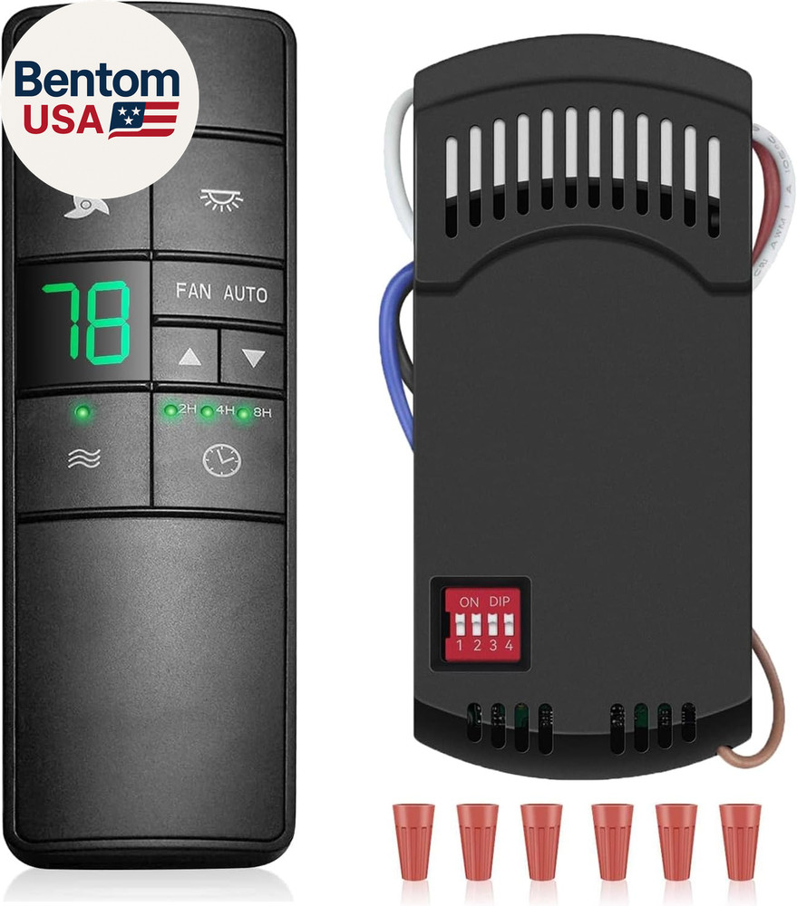 Universal Ceiling Fan Remote Control Kit Replacement for Hampton Bay Home Decora