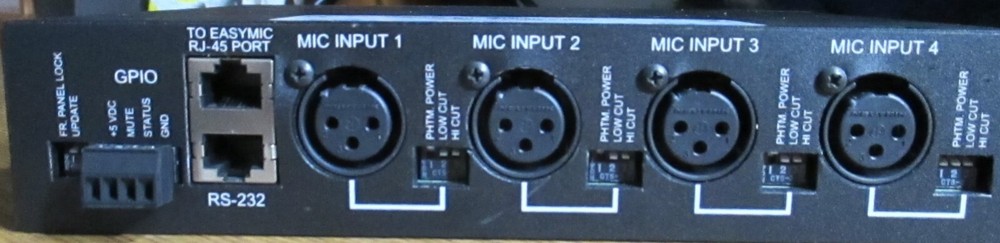 Vaddio EasyUSB - Pro Mic I/O 998-8520-000 Professional 4 Microphone Interface