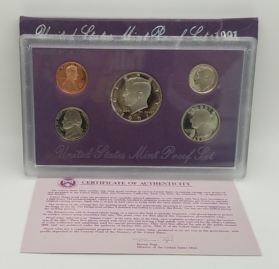 1991 United States Mint Proof Set #2802