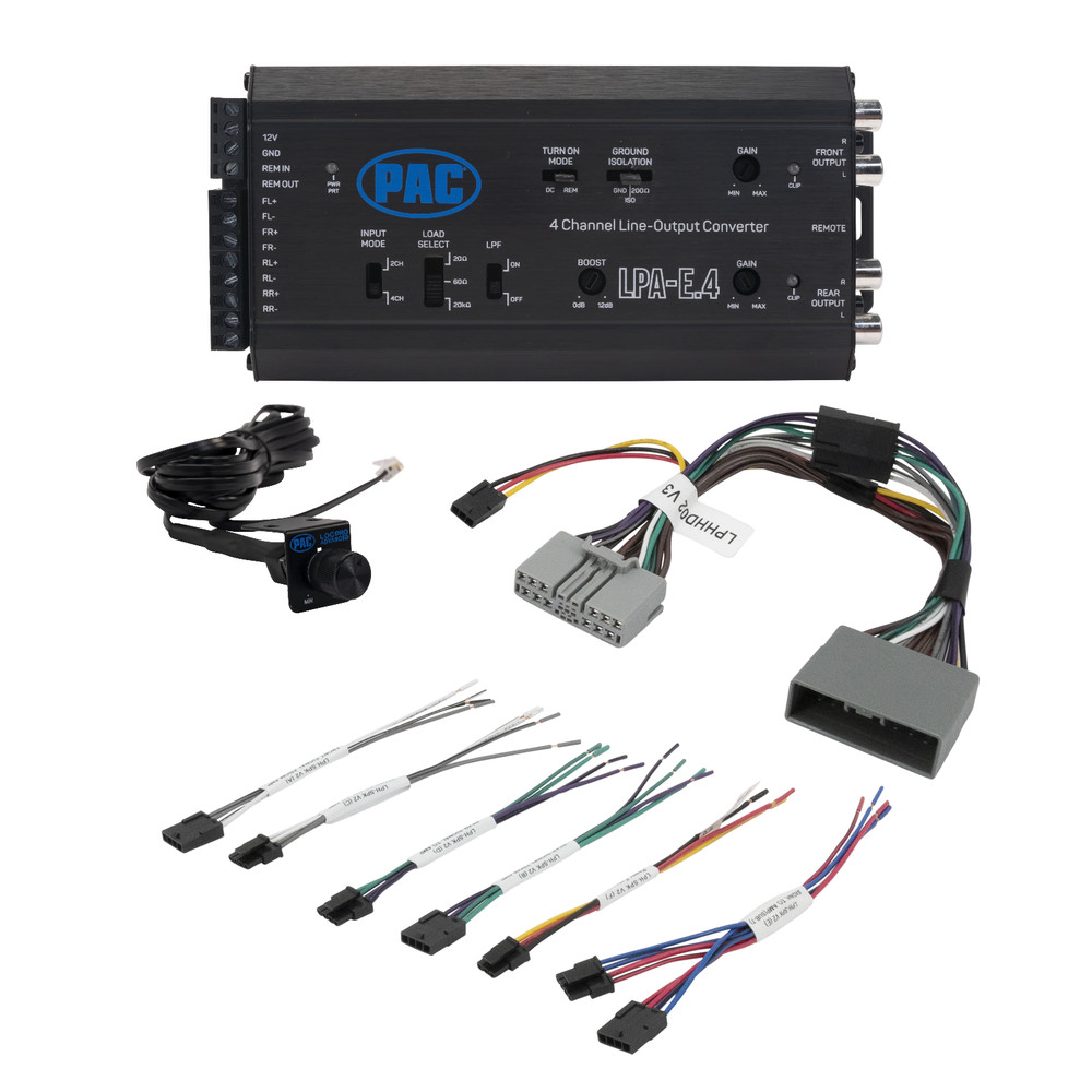 PAC Amplifier Integration Solution for Select 2006-2011 Honda LPHHD02+LPA-E.4