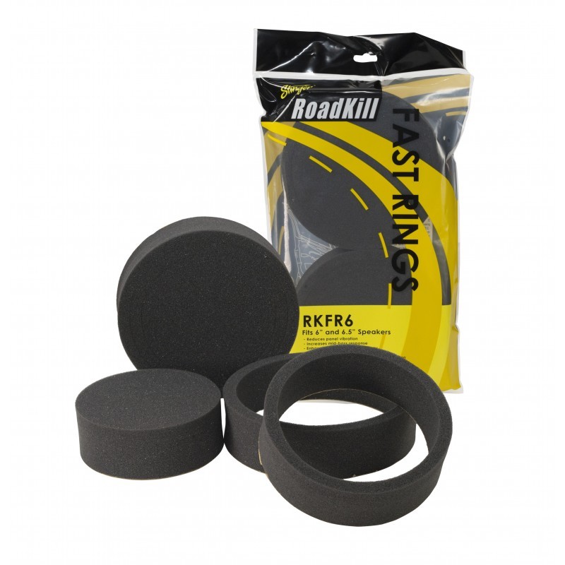 STINGER RKFR6 / 3-PIECE FOAM ROADKILL FAST RINGS FOR 6" & 6.5" SPEAKERS **NEW**