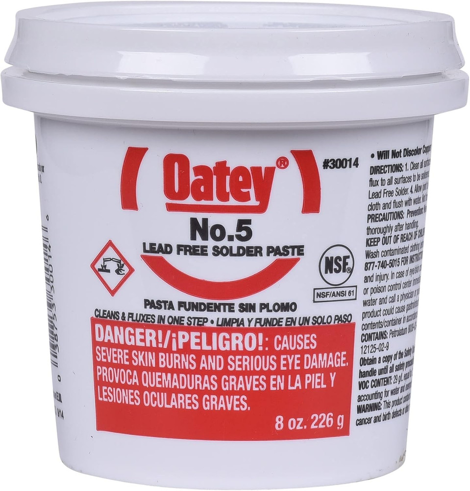 30014 Paste Flux, Paste, Petroleum, 8 oz.
