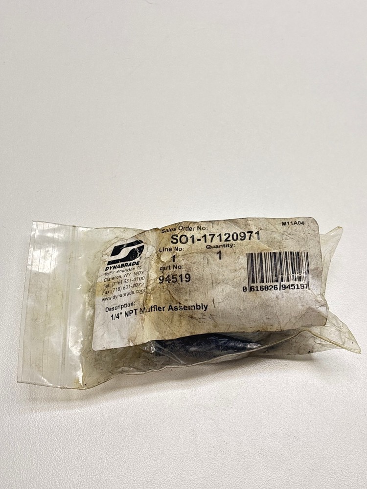 Dynabrade 94519 1/4" NPT Muffler Assembly