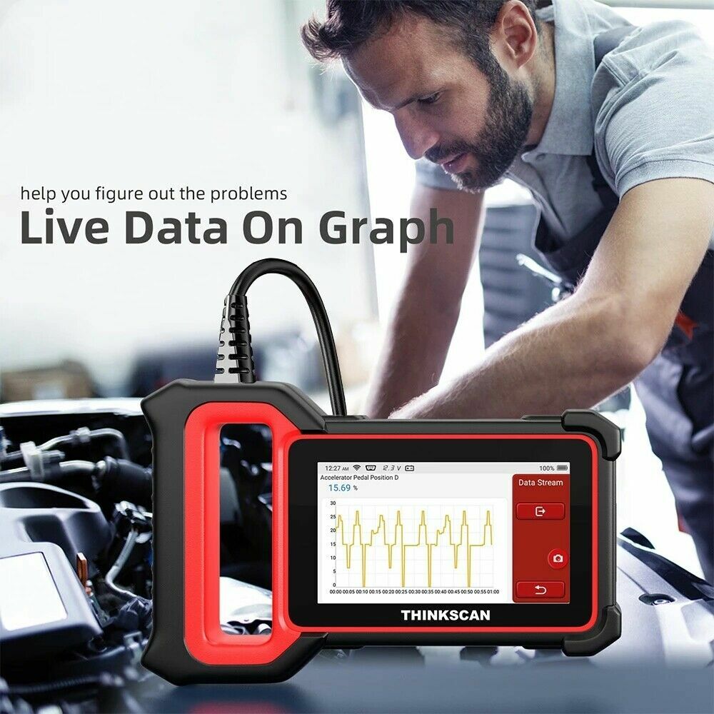 Thinkscan Plus S4 Car Scanner ECM SRS ABS TCM BCM Diagnostic Tool Code Reader