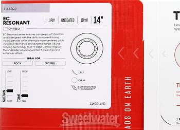 Evans EC Resonant Head - 14" - Clear