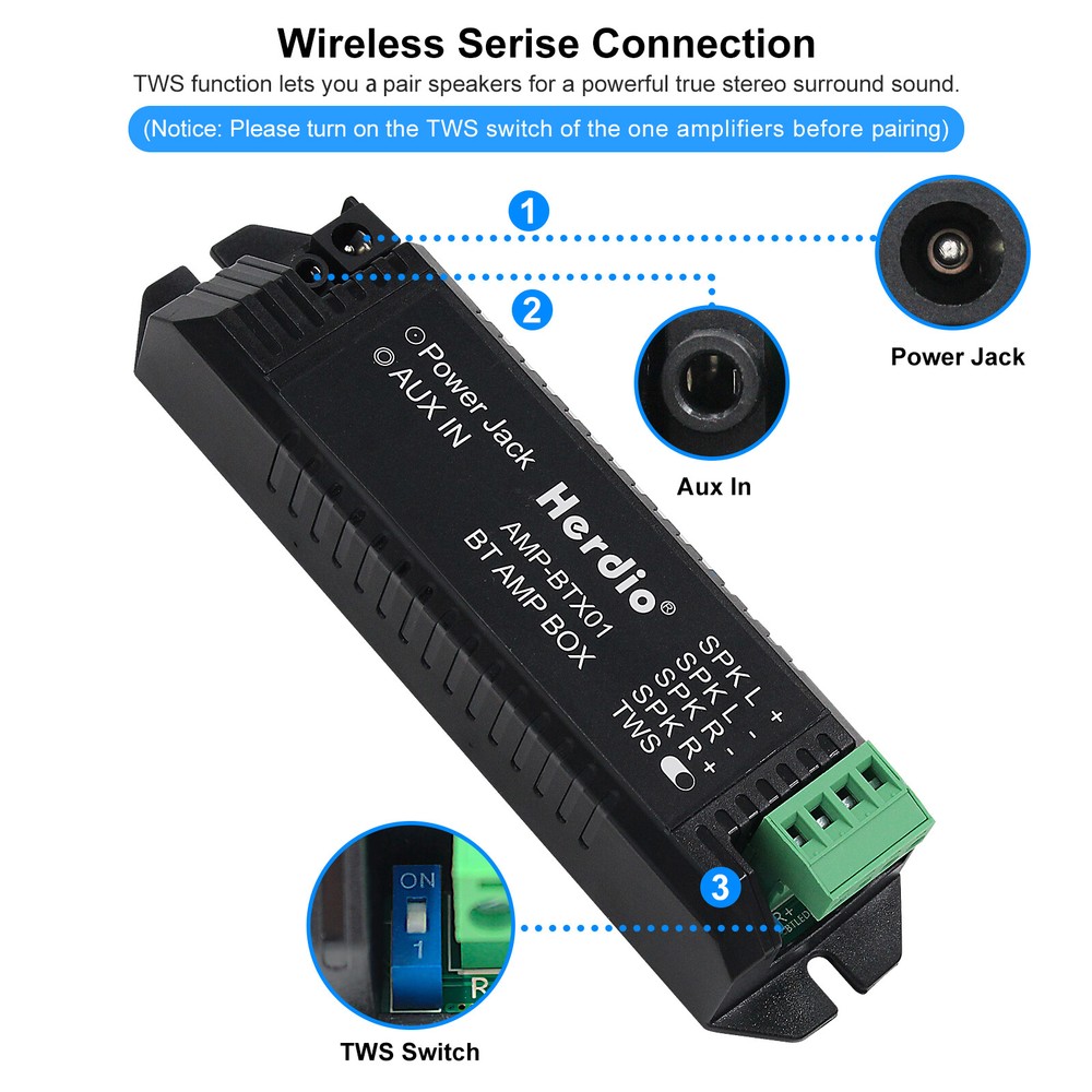 4X4" 320W Bluetooth Speakers Flush Mount In Wall Ceiling Amplifier System