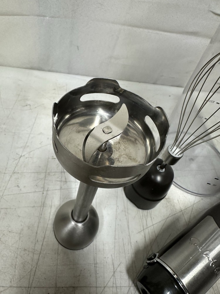 Sur La Table Hand Immersion Blender with Whisk & Easy Storage