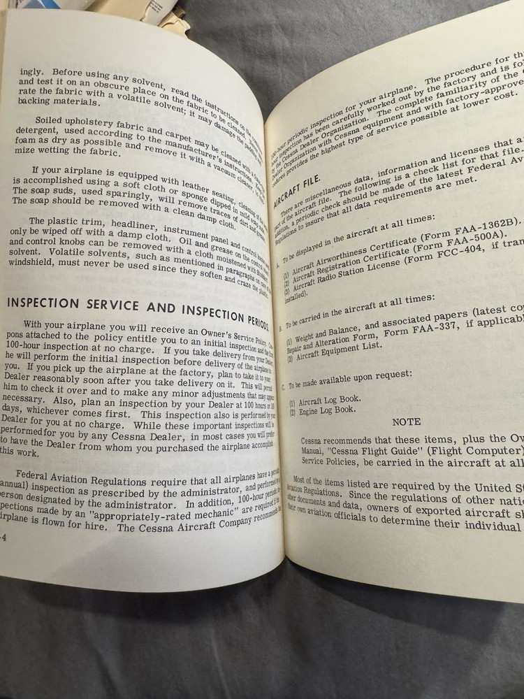 1967 Cessna Turbo-System Centurion Owners Manual