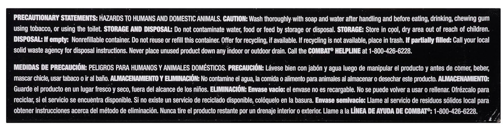 Combat Max 12 Month Roach Killing Bait Small Roach Bait Station 18 Count