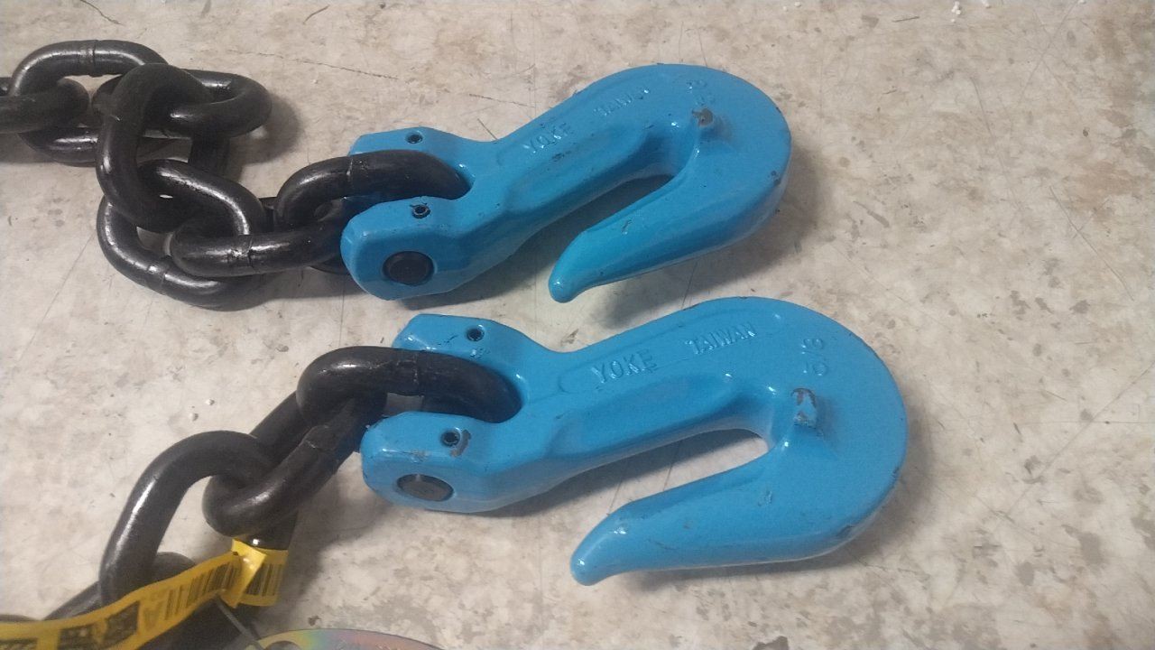 B/A Products Co. G10-5810SGG 5/8 In Overall Hook Size 10 Ft L Recovery Chain