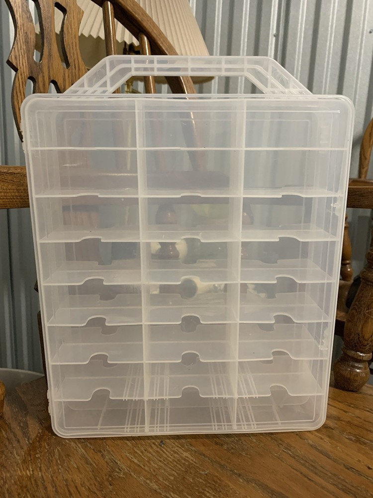 Double Sided Adjustable in Size Plastic Display Box