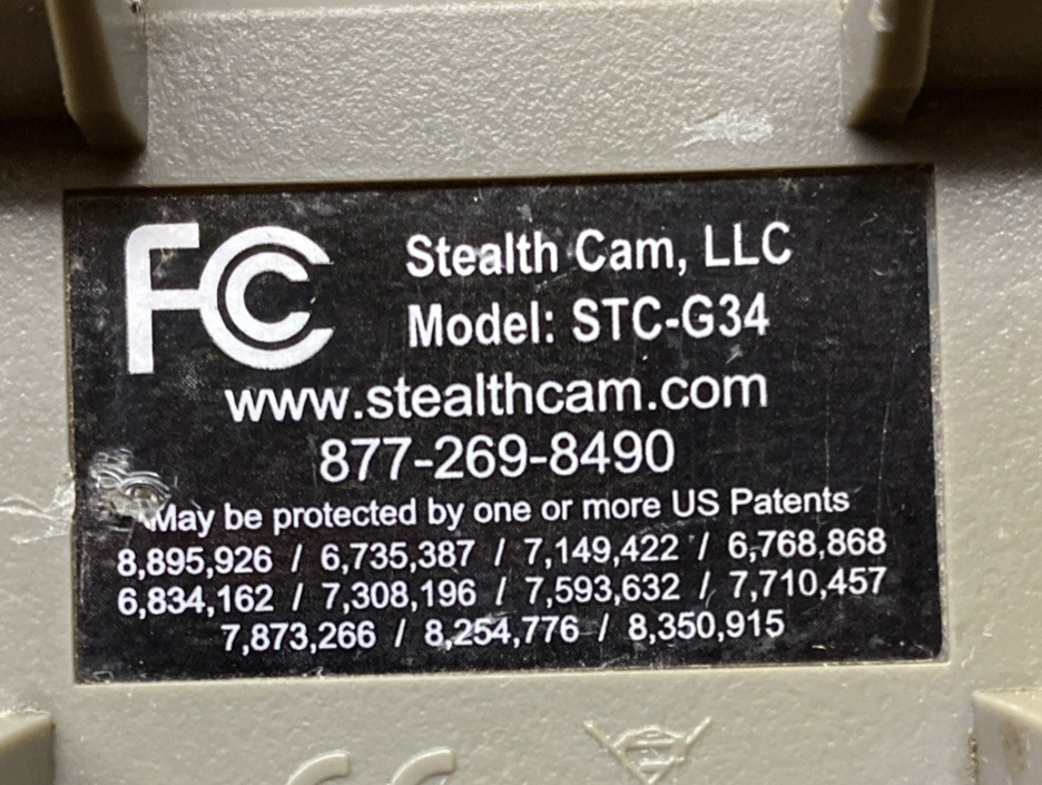 Stealth Cam STC-G34 Trail Game Camera Green Tree WORKING!