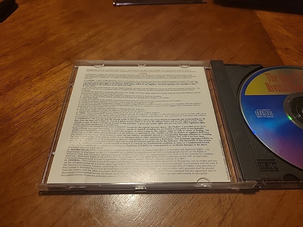 PC COMPUTER COREL PROFESSIONAL PHOTOS CD ROM INSTALLATION GUIDE