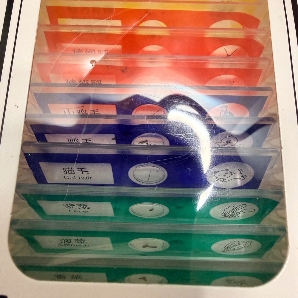 12 Pack Professional Prepared Microscope Slides Insect Plant Specimen Set