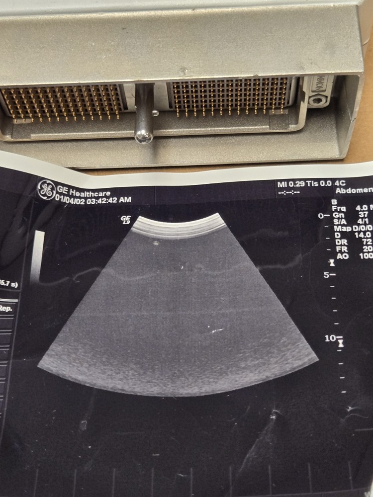 GE 4C Ultrasound Transducer Probe Convex Array used working condition