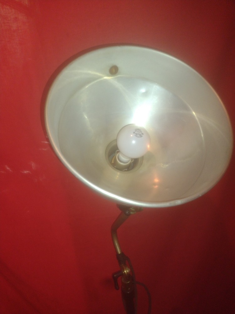 Vintage Prometheus Industrial Floor Lamp.