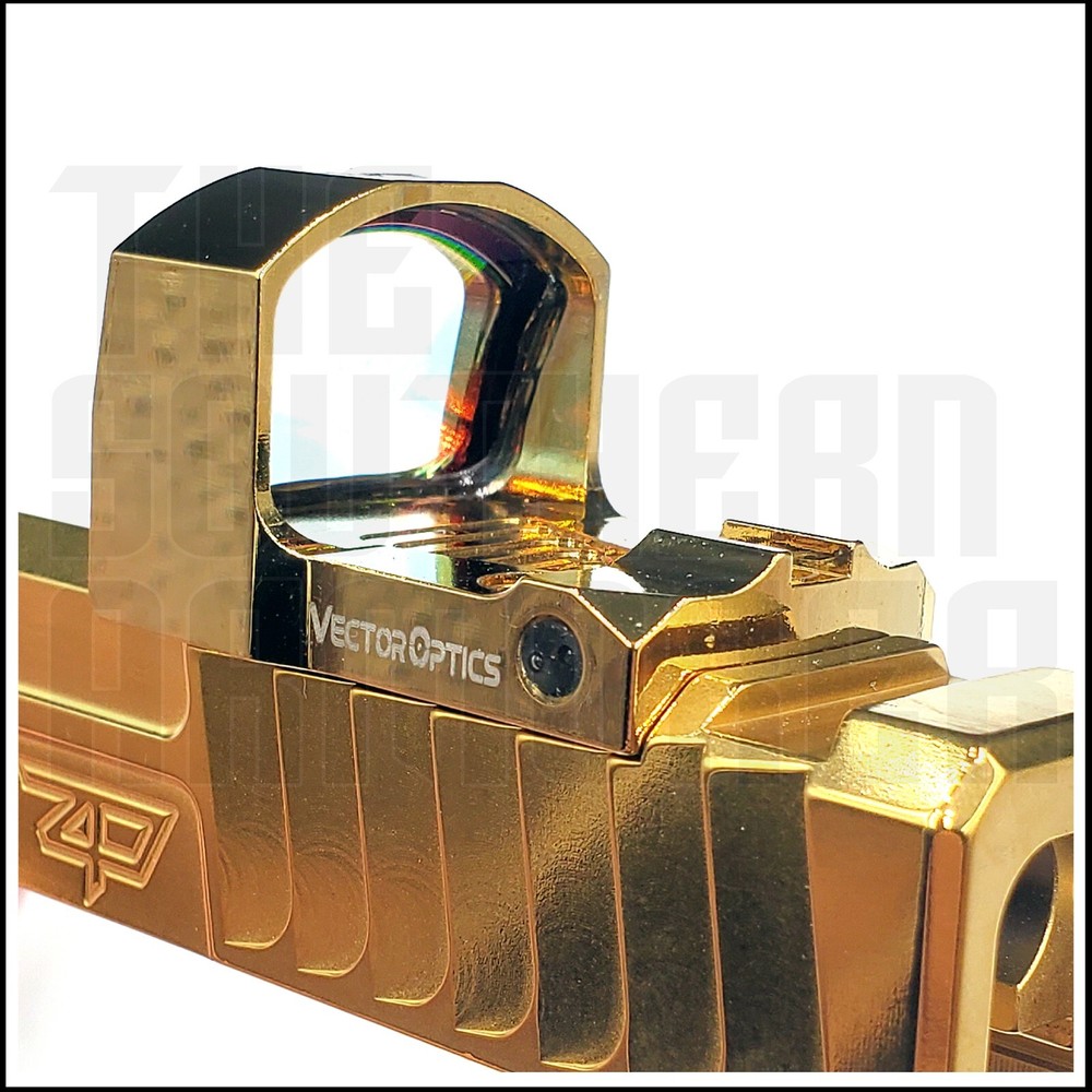 VECTOR OPTICS FRENZY-S GOLD RED DOT OPEN REFLEX OPTIC SIGHT 3MOA AUTO ADJUST DOT