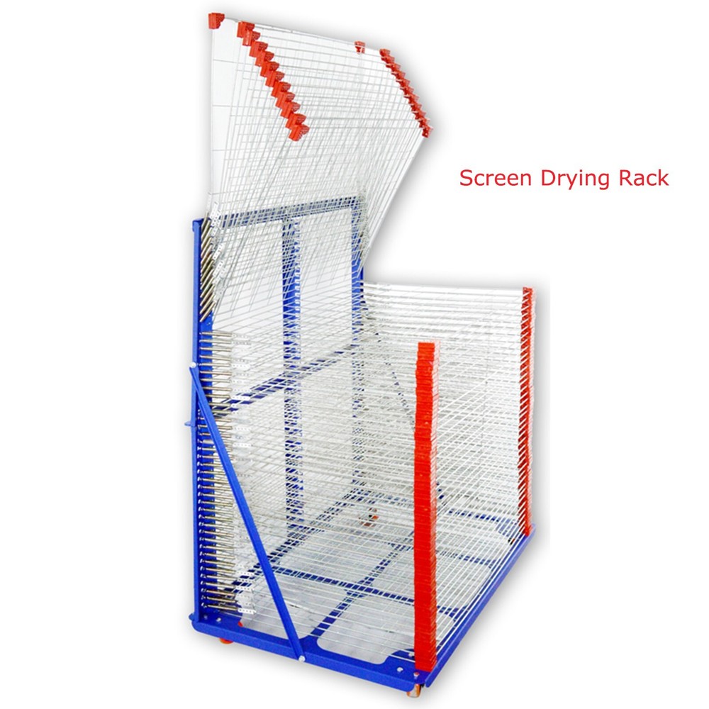 50 Layers Screen Printing Drying Rack Assembling Type Drying Shelf with Wheels