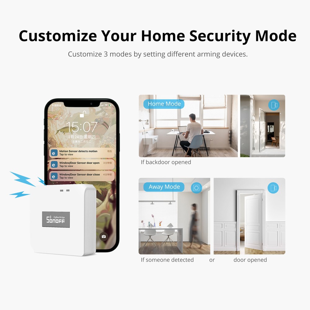 SONOFF Zigbee Bridge Pro Gateway Smart Home Hub Wi-Fi Wireless Remote Controller