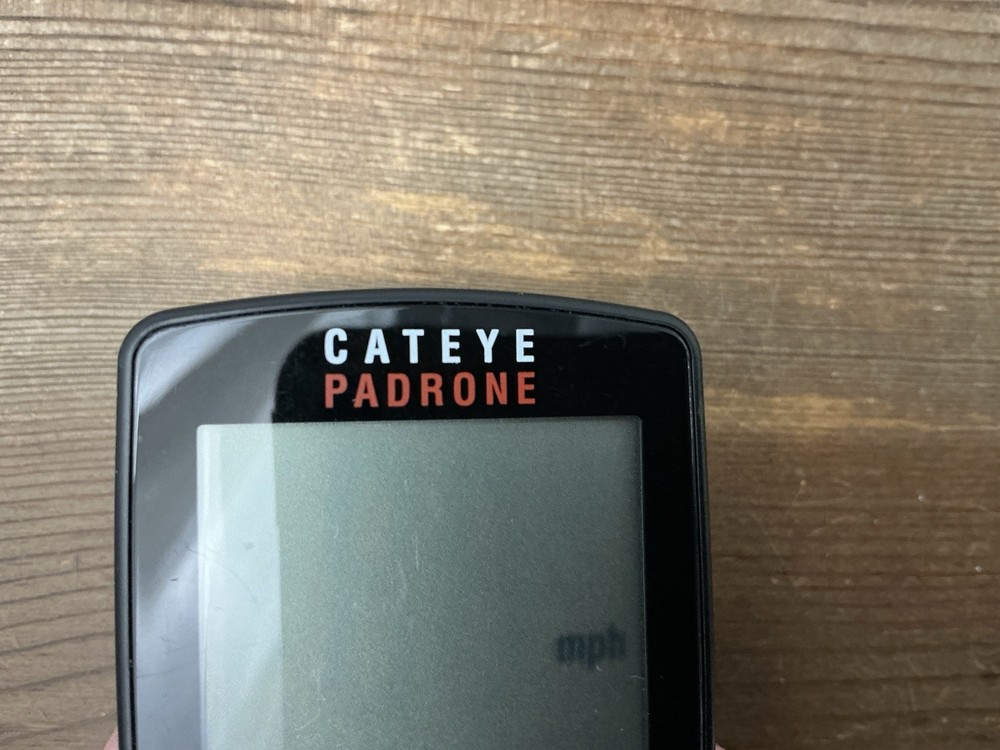 CatEye Padrone Wireless Large Screen 8 Function Cycling Bike Computer - Black