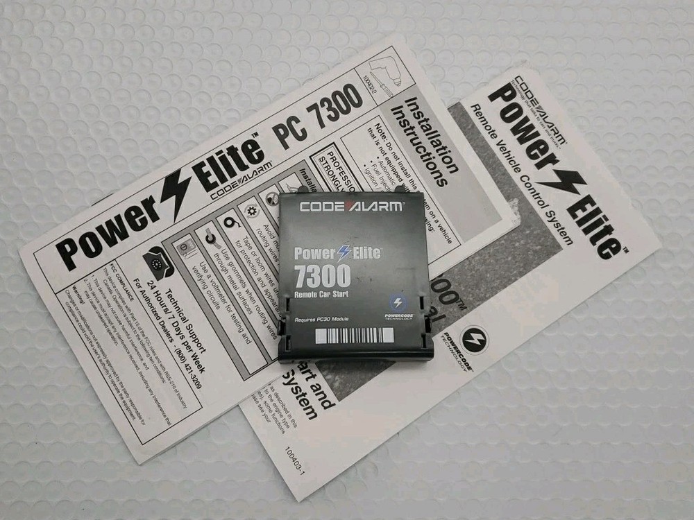 NEW CODE ALARM PC 7300 - POWER ELITE SERIES - REQUIRES PC30 MODULE