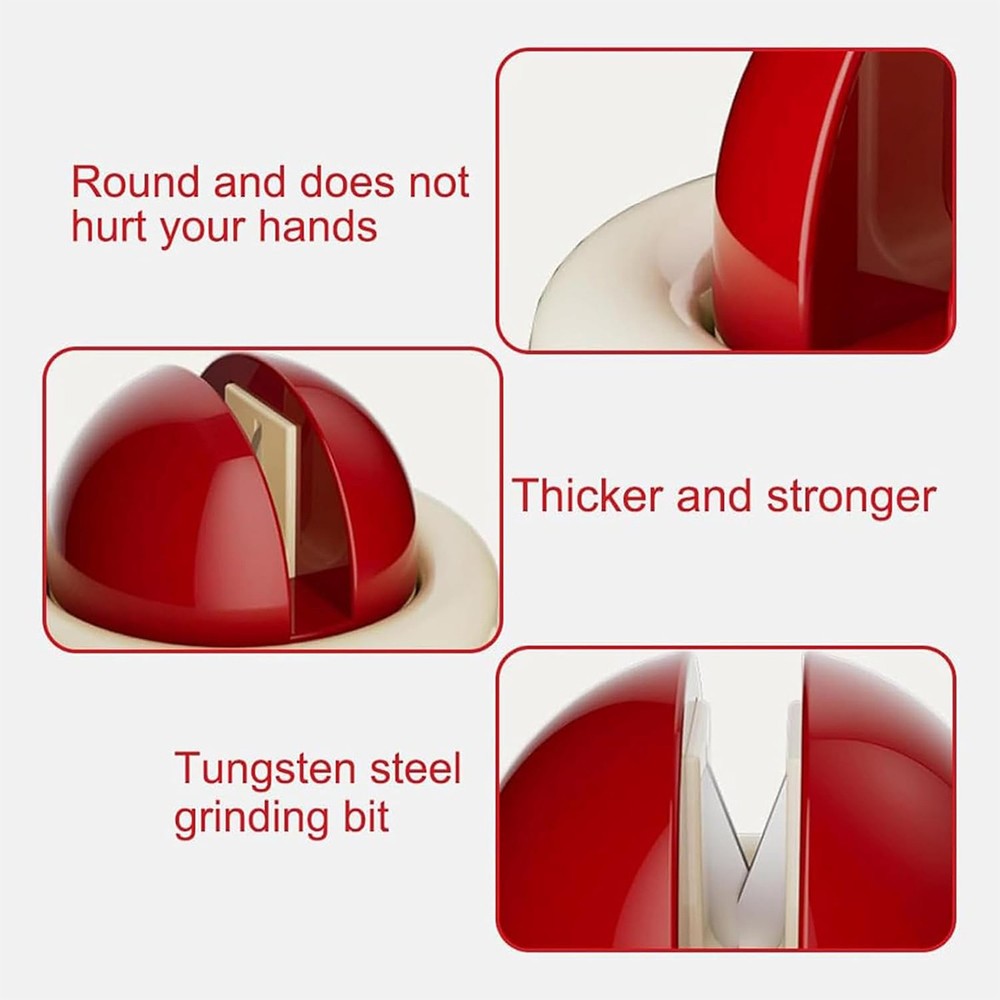 Kitchen Knife Scissors Sharpener Sharpening Tool for Straight & Serrated Knives