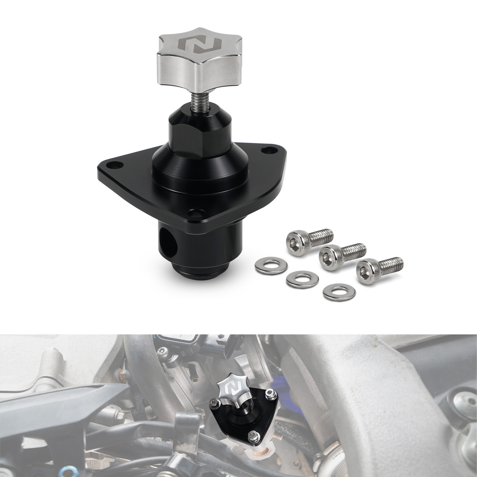 NICECNC Manual Idle Air Control Valve Adjuster For Yamaha YFZ450R 2009-2025