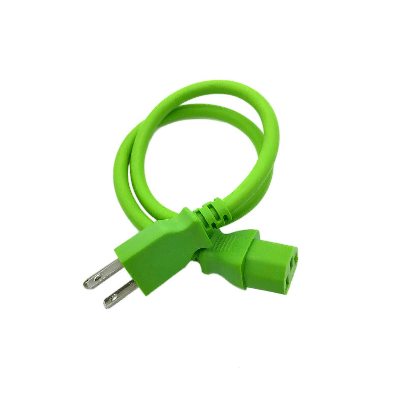 2' Green AC Cable for ROLAND RD-2000 88-KEY STAGE PIANO Replacement Cable