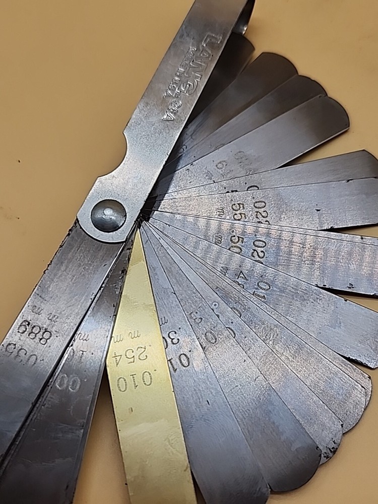 LANG TOOLS FEELER GAUGE 32 BLADE SET 36A