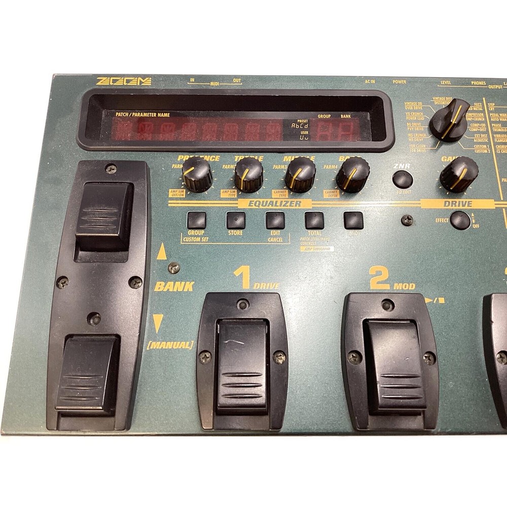 Zoom GFX-8 Guitar Multi Effects Processor Pedal Tested Working from Japan