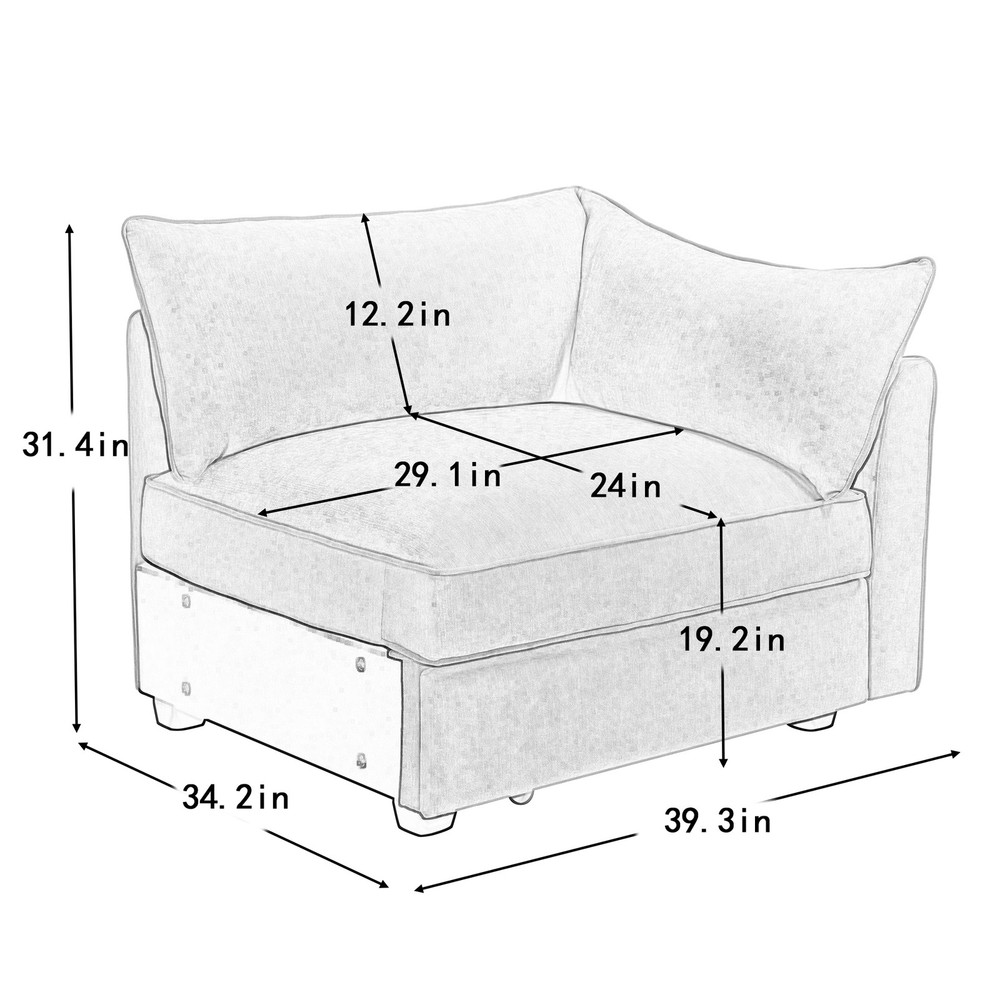 Sofa RSF Velvet-Orange|Orange