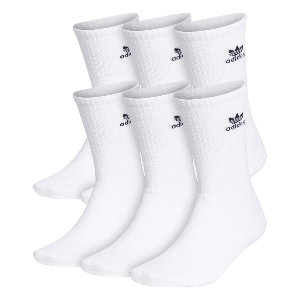 Trefoil Crew Socks (6-Pair) - L
