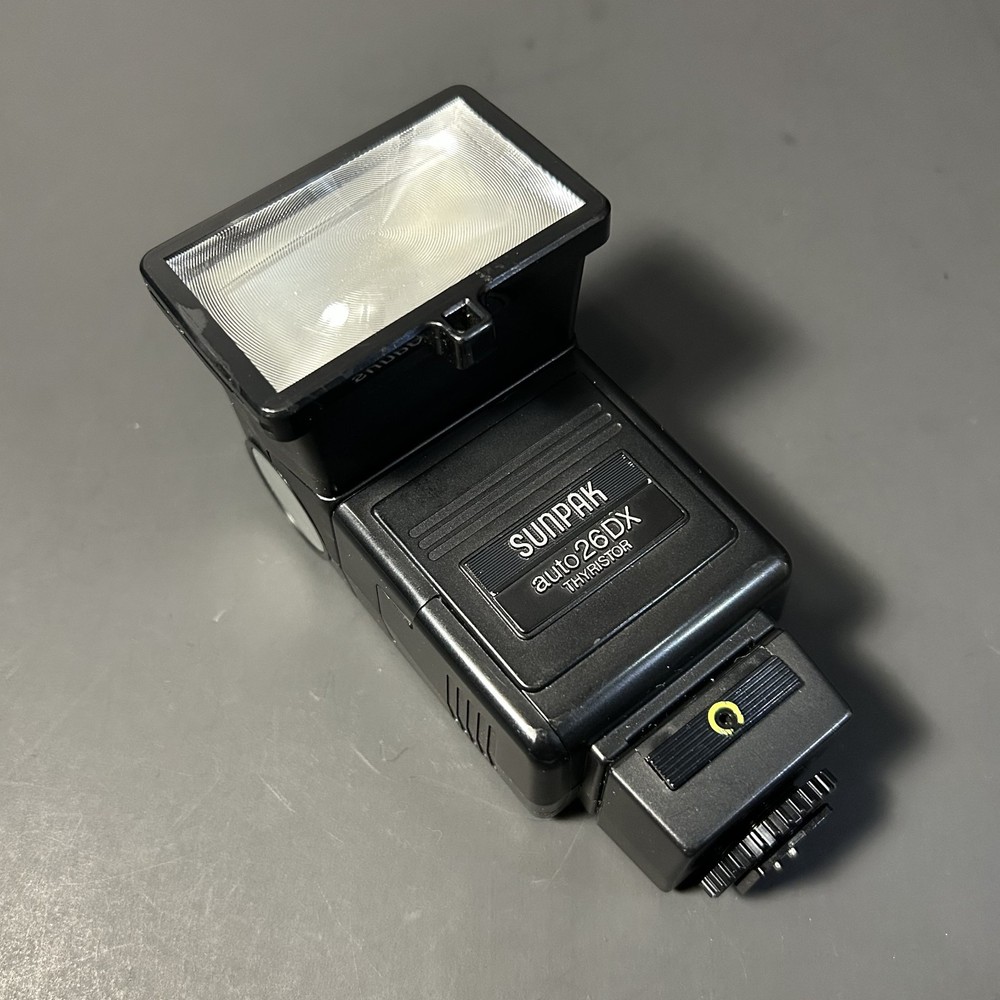 SUNPAK Auto 26DX THYRISTOR Electronic Camera Flash Unit Tested & Working