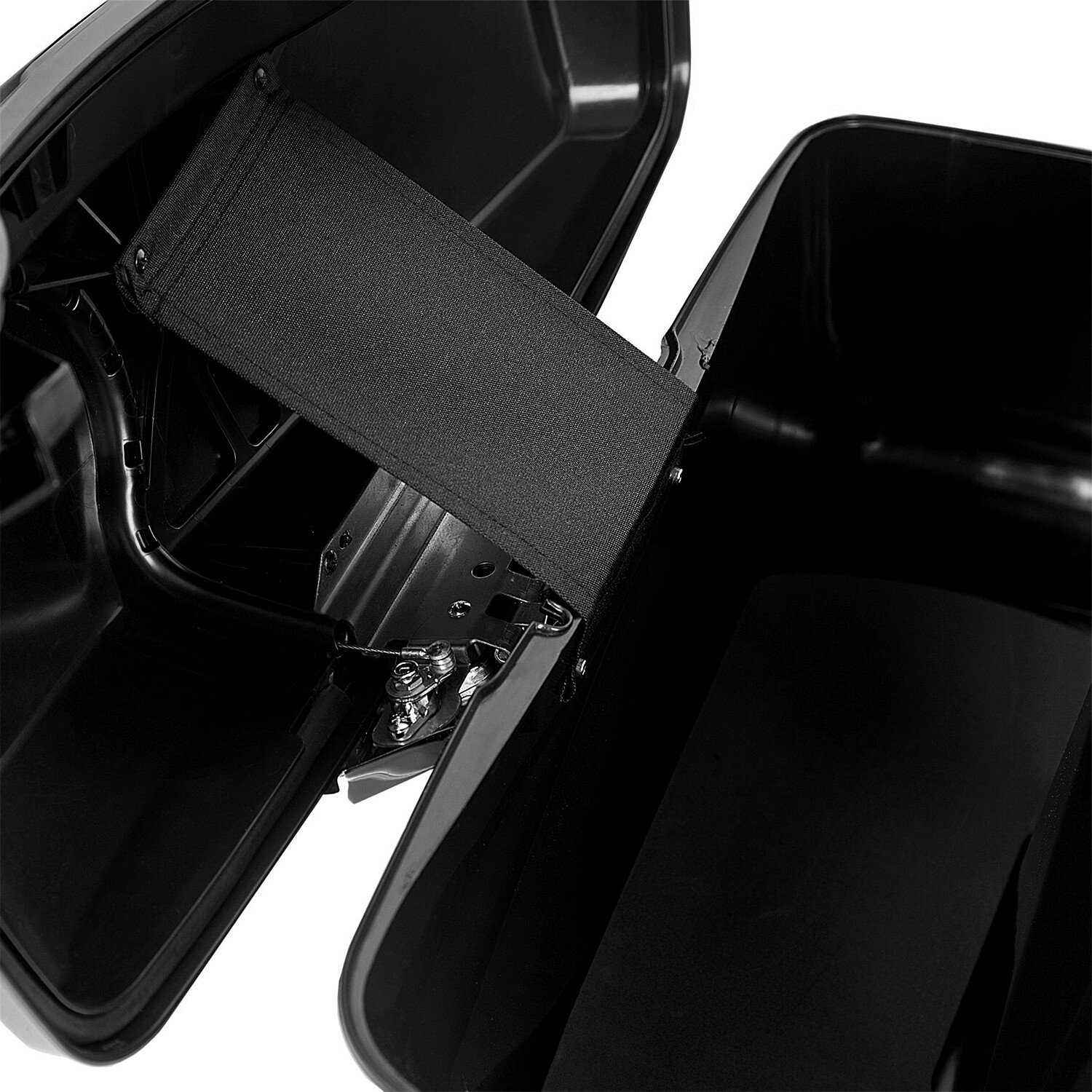 For Harley Softail Heritage Hard Saddlebags Saddle Bags & Conversion Brackets