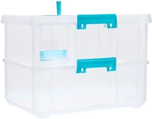 2 Layer Stack & Carry Box Plastic Multipurpose Portable Storage Container Box