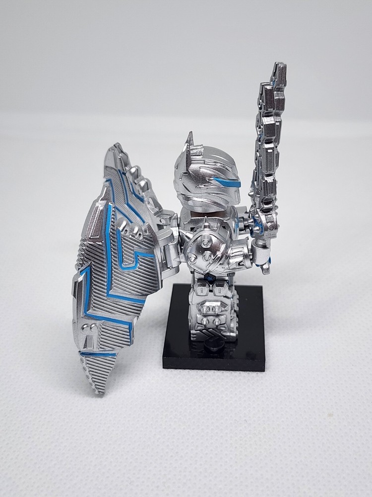 Batman Silver Hellbat Suit Custom Lego Minifigure