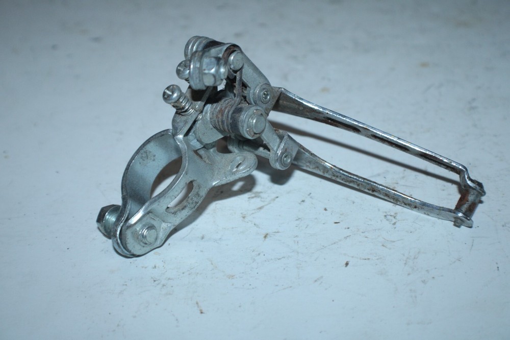 Vintage Techtra Double Front MTB Derailleur 1" Clamp-On Bottom Pull USA Shipper