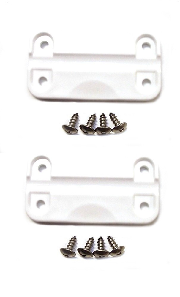2 Pack Aftermarket Plastic Replacement Hinges for Igloo Cooler includes Screws